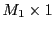  M_1 \times 1