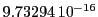  9.73294\,{10}^{-16}