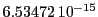  6.53472\,{10}^{-15}