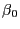 \beta _0 