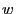 w