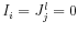  I_{i}=J_{j}^{l}=0