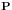 {\rm {\bf P}}