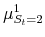 \mu^{1}_{S_{t}=2}