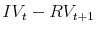  IV_t - RV_{t+1}