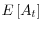 E\left[ {A_t } \right]