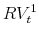  RV_{t}^{1}
