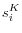 s_i^K 