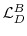  \mathcal{L}_{D}^{B}