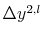  \Delta y^{2,l}