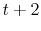  t+2