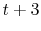  t+3