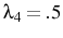  \lambda_4=.5