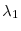  % \lambda _{1}