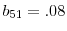  b_{51}=.08