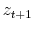 \displaystyle z_{t+1}