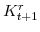 \displaystyle K^{r}_{t+1} 