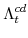 \displaystyle \Lambda^{cd}_{t} 