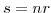  s=nr