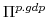  \Pi^{p.gdp}