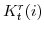  K^{r}_{t}(i)