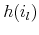  h(i_l)
