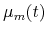  \mu_{m}(t)