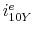  i^{e}_{10Y}