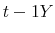  t-1Y