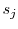 \displaystyle s_j