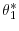  \theta_{1}^{\ast}