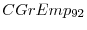  CGrEmp_{92}