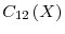  C_{12}\left( X\right) 