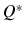  Q^{\ast}