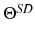  \Theta^{SD}