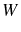  W