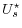  U_s^\star