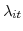 \displaystyle \lambda_{it}