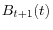  B_{t+1}(t)