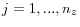  j=1,...,n_{z}