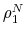  \rho_1^N