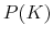  P(K)