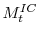  M_{t}^{IC}