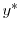  y^{\ast}