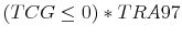  (TCG\leq0)*TRA97
