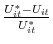  \frac{U^\ast_{it}-U_{it}}{U^\ast_{it}}
