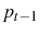  p_{t-1}