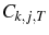  C_{k,j,T}