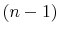  \left( n-1\right) 