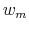  w_{m}